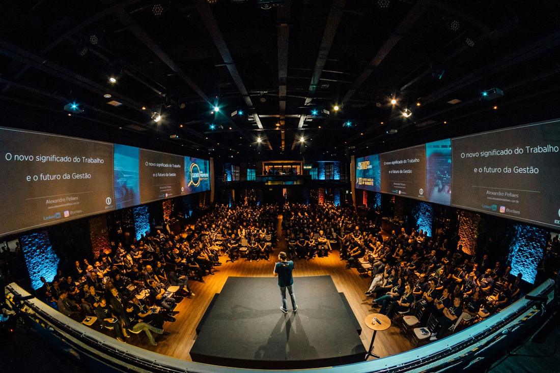 Large conference audience